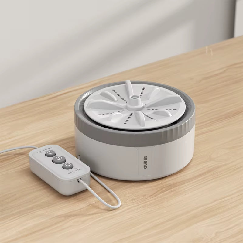3 Gear Timing Mini Portable Washing Machine USB Rotating Turbine Washing Machine Underwear Socks Washing Machine for Travel