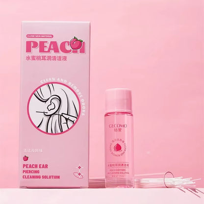 15/25Ml Ear Hole Cleaning Solution Set Safe Health Mint Flavour Inflamed Blockage Care Cleaner Disposable Piercing Cleaning Line