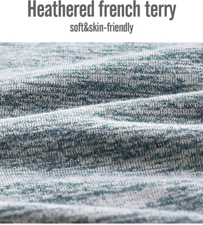 Mens Lounge Shorts Knit Terry Cloth Drawstring Athletic Sweat Shorts with Pockets 6 Inch