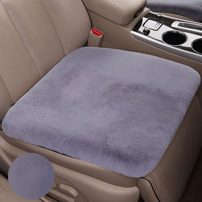 1PC Winter Warm Car Seat Cover Front Rear Cushion Plush Pad Protector Mat Soft Comfortable Chair Cushion Accessories Universal