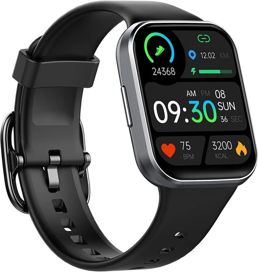 Smart Watch for Men Women, Fitness Tracker Heart Rate/Sleep Monitor, Fitness Watch Step/Calorie Counter, 25 Sport Modes IP68 Waterproof Activity Trackers, Smartwatch for Android Ios